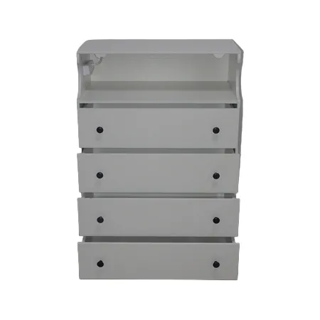 Skápur með fjórum skúffum